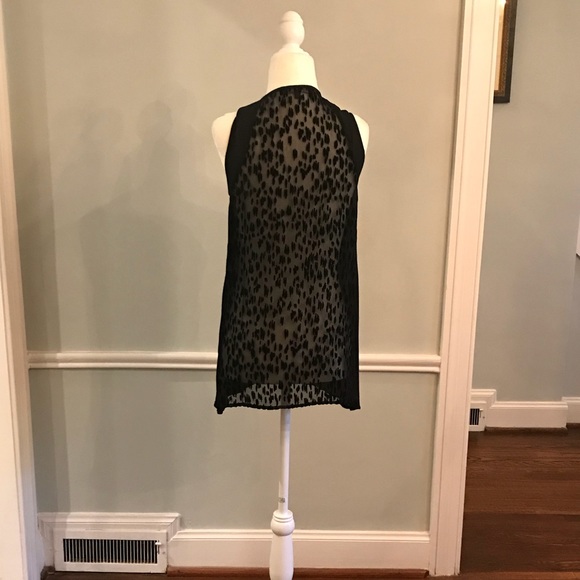 Sanctuary Black Printed Top Size XS - Picture 4 of 5